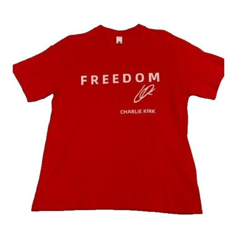 FREEDOM TSHIRT - CHARLIE KIRK - Size M New Never Worn